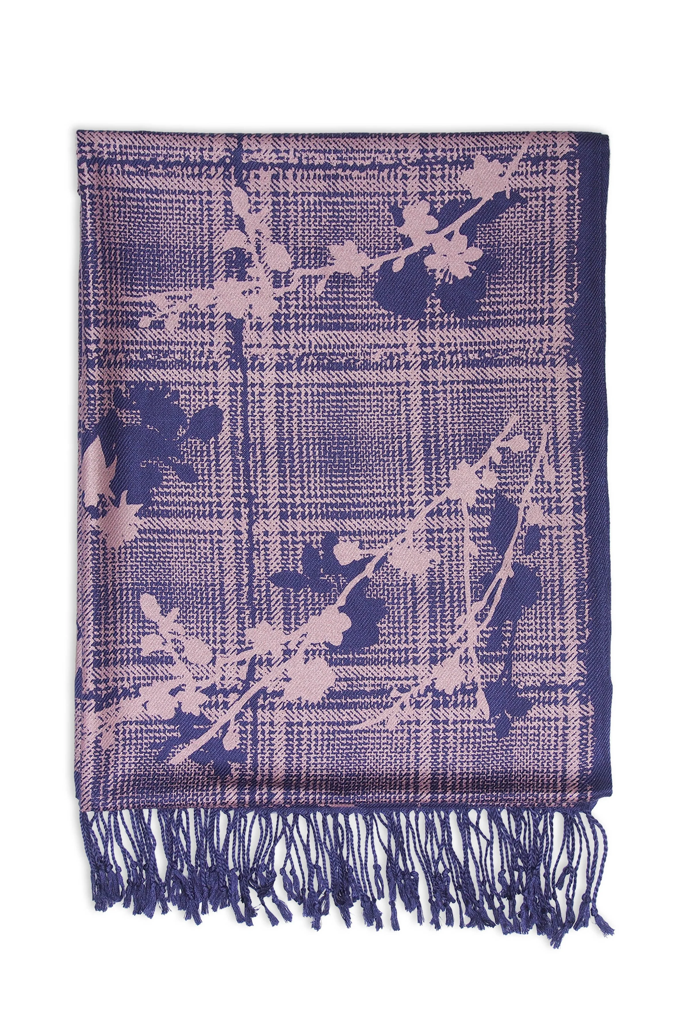Dartmoor Check - Hand Printed Scarf — TWEEDLES